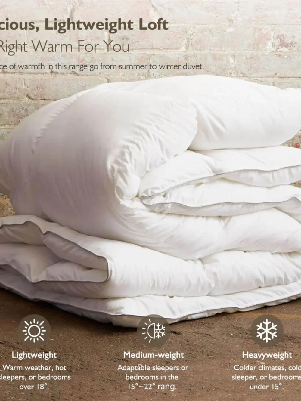 Cobnom Feather Down Comforter Full Size Medium Warm All Season 82x86 Inch White
